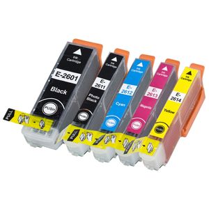 Kompatible Tintenpatronen Epson 26XL – hohe Kapazität, 5er-Pack