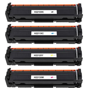 Kompatible Tonerkartuschen HP 207X – hohe Kapazität, 4er-Pack