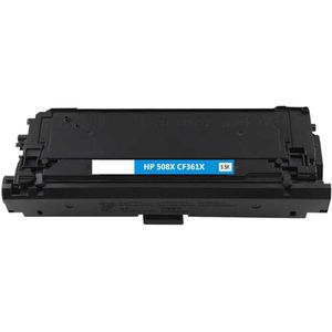 Kompatible Tonerkartusche HP 508X – Cyan, hohe Kapazität (CF361X)