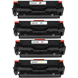 Kompatible Tonerkartuschen HP 415X – hohe Kapazität, 4er-Pack