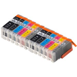 Kompatible Tintenpatronen Canon PGI-570XL & CLI-571XL – hohe Kapazität, 12er-Pack