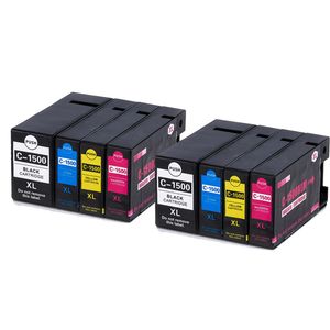 Kompatible Tintenpatronen Canon PGI-1500XL – hohe Kapazität, 8er-Pack