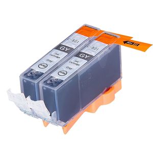 Kompatible Tintenpatronen Canon CLI-521GY – Grau, 2er-Pack