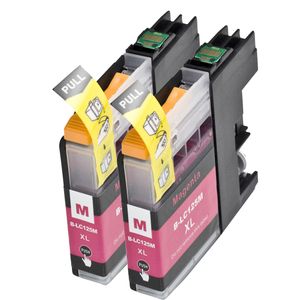 Kompatible Tintenpatronen Brother LC125M – Magenta, superhohe Kapazität, 2er-Pack