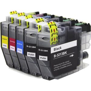 Kompatible Tintenpatronen Brother LC3213 – hohe Kapazität, 5er-Pack