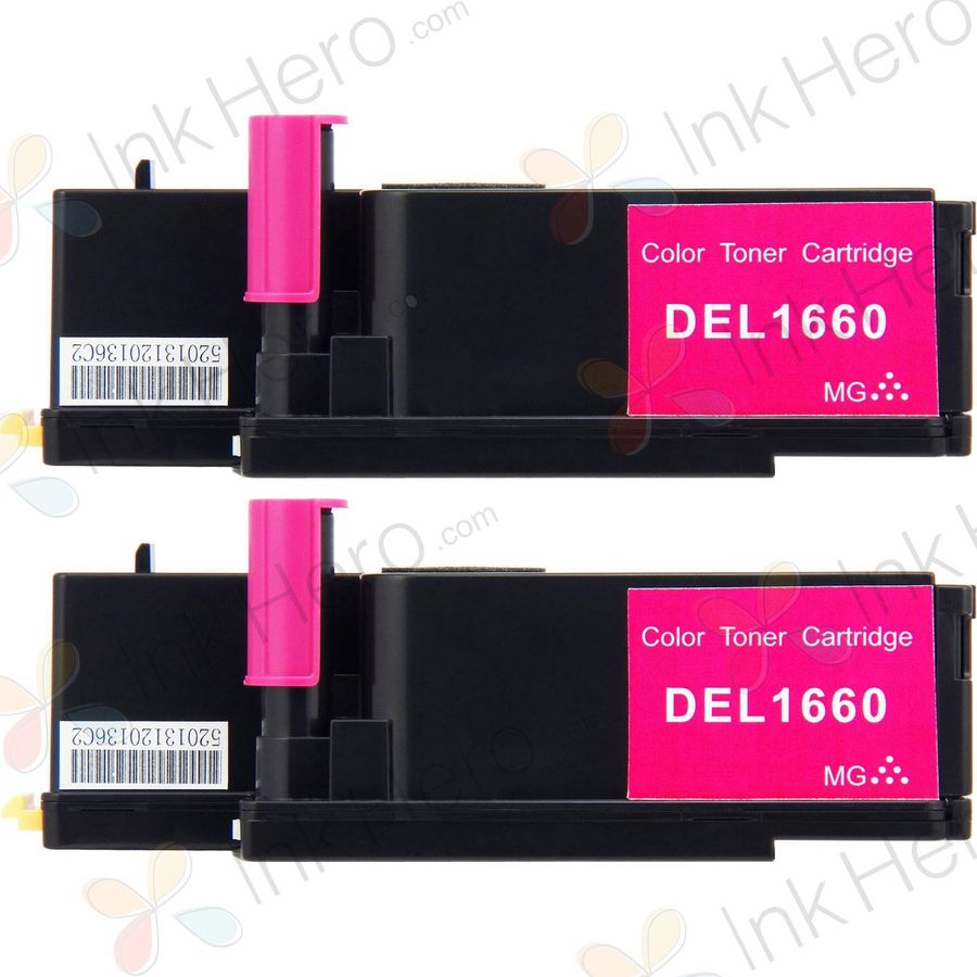 2 stück Dell 593-11033 (8WNV5) magenta toner (Ink Hero)