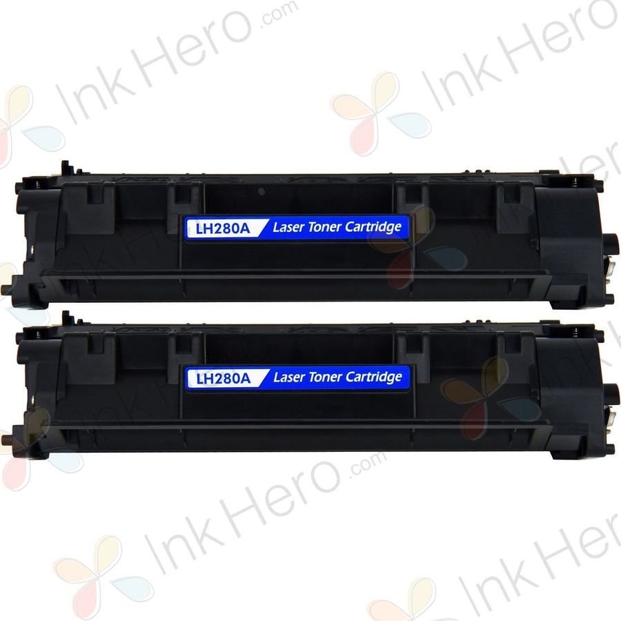 2 stück HP 80A (CF280A) schwarz toner (Ink Hero)
