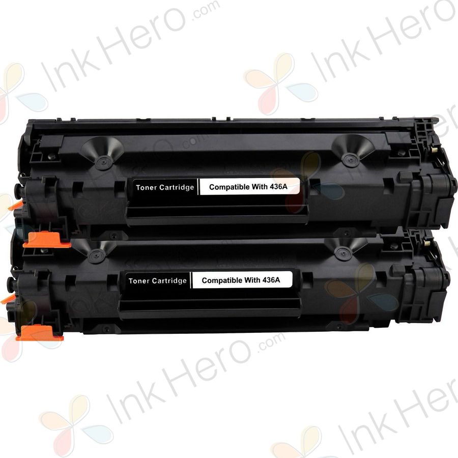 2 stück HP 36A (CB436A) schwarz toner (Ink Hero)