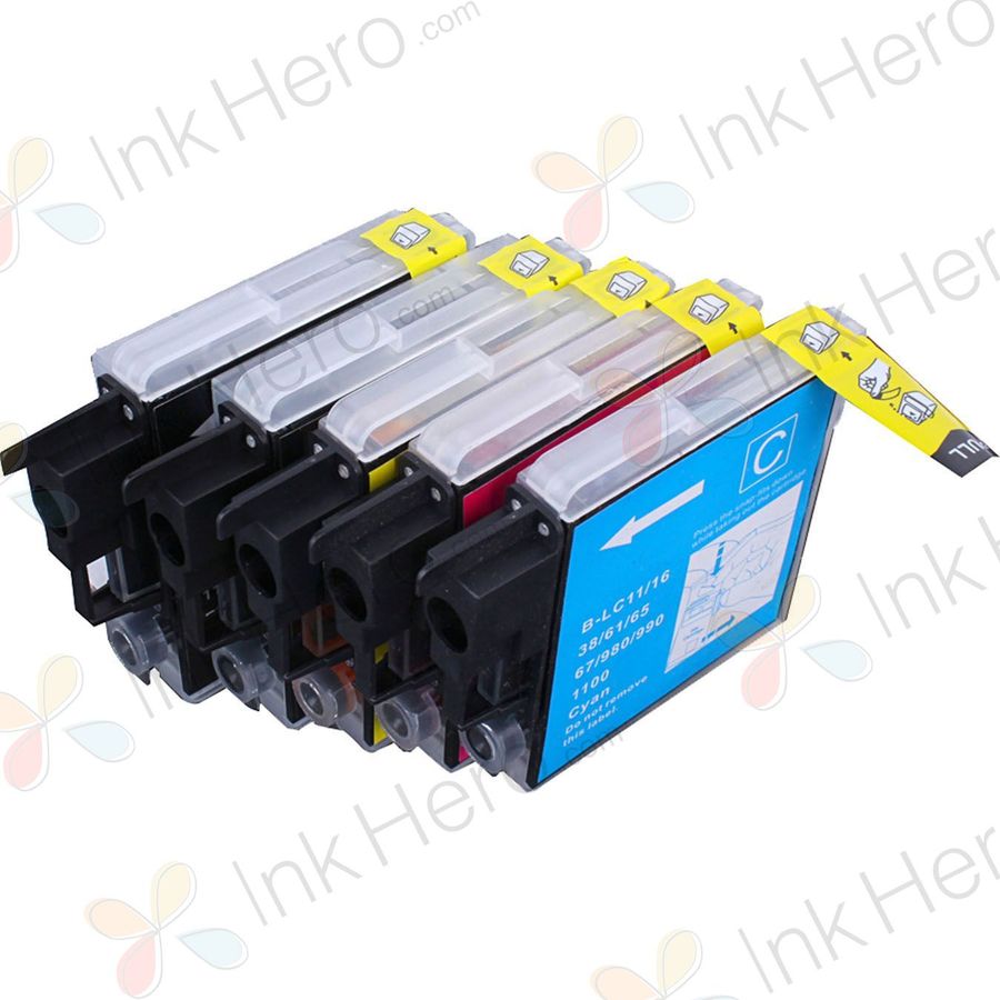5 stück Brother LC980 tintenpatronen (Ink Hero)