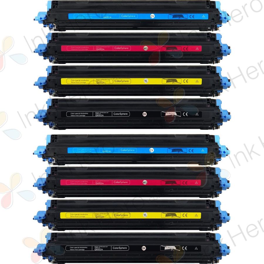 8 stück HP 124A toner (Ink Hero)